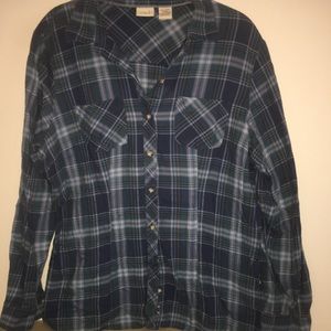 Blue flannel